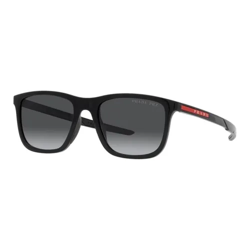 PRADA Nylon Propionate Salt Square Sunglasses Men's Multicolor