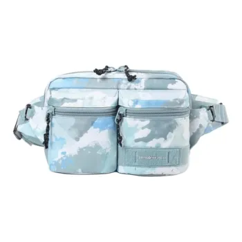 SAMSONITE Polyester Fanny Pack Crossbody Bag Shoulder Bag Unisex Sky Blue
