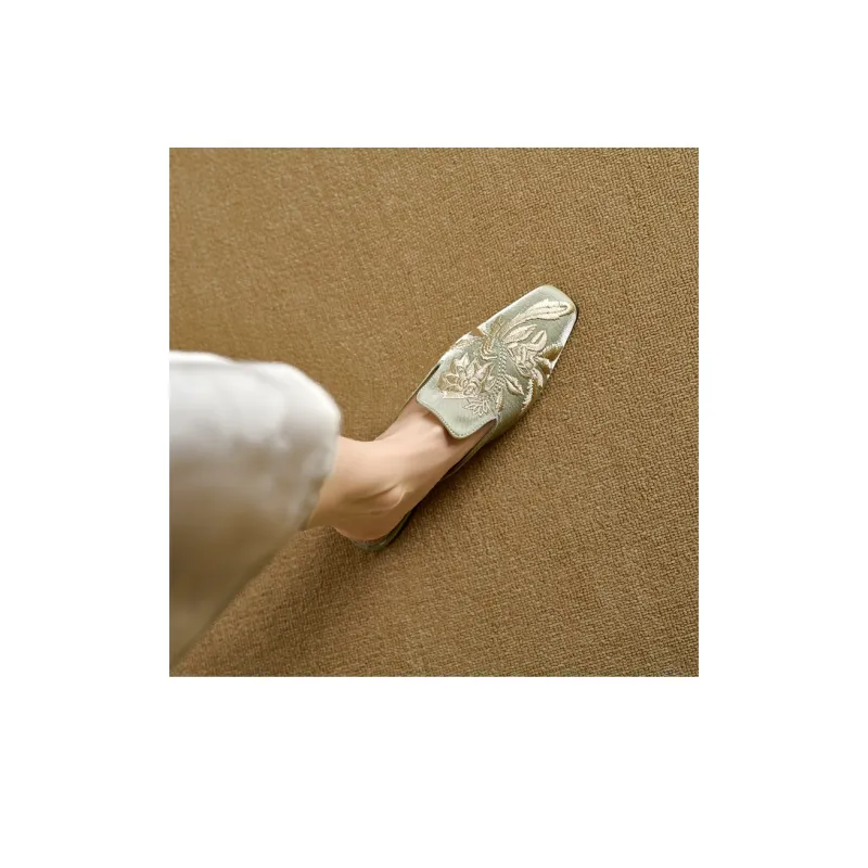 PWPJ Odor-Resistant Abrasion-Resistant Slip-Resistant Wrap-toe Slippers Women's-7