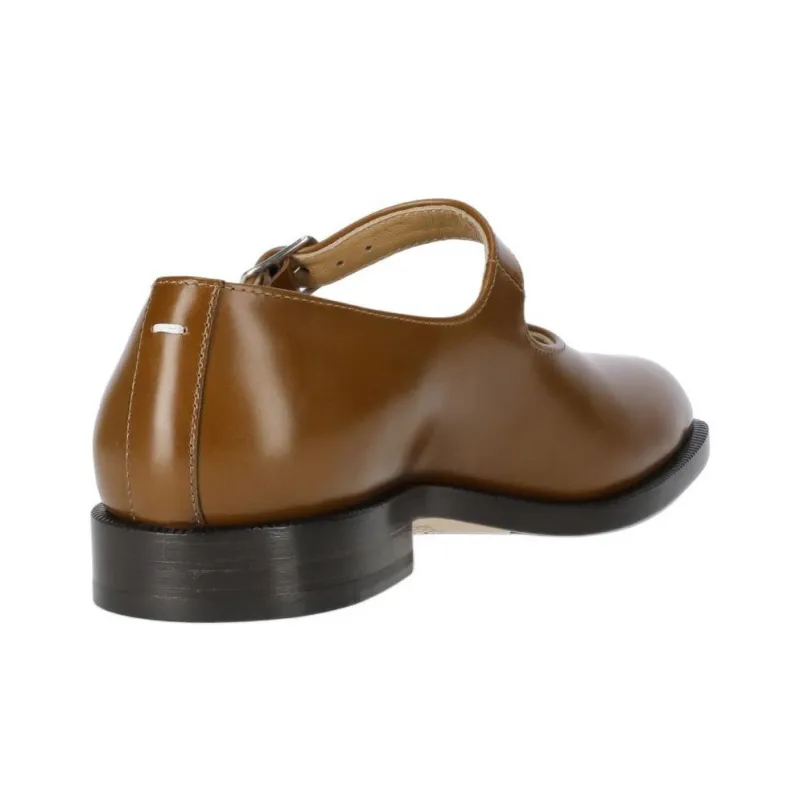 Maison Margiela Tabi Casual Single Shoes Women's Brown-4