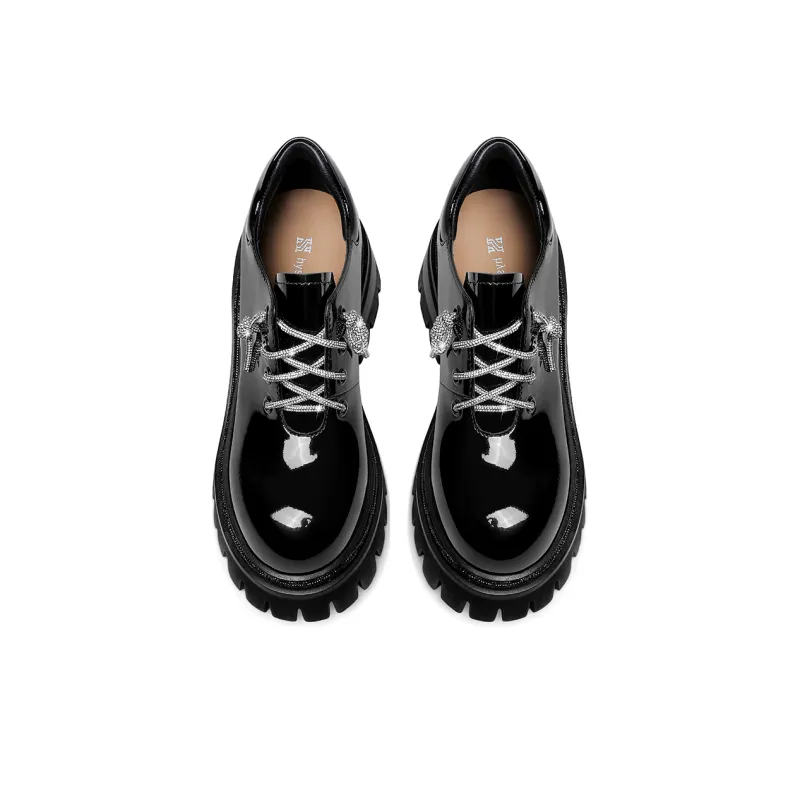 Hoov Loafers Women's Classic Black/Coconut Milk White-2