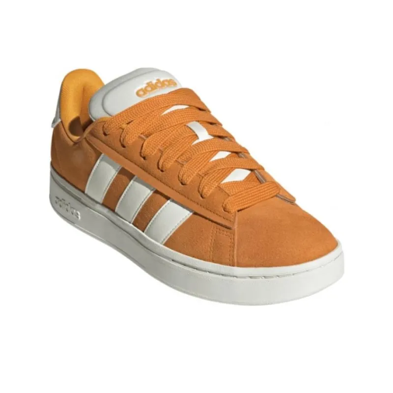Adidas GRAND COURT ALPHA Anti Slip Wear Resistant Low Top Skateboard Shoes Men's Yellow-2