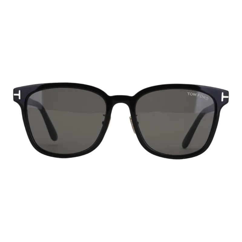TOM FORD Acetate Rectangular Sunglasses Unisex Black-1
