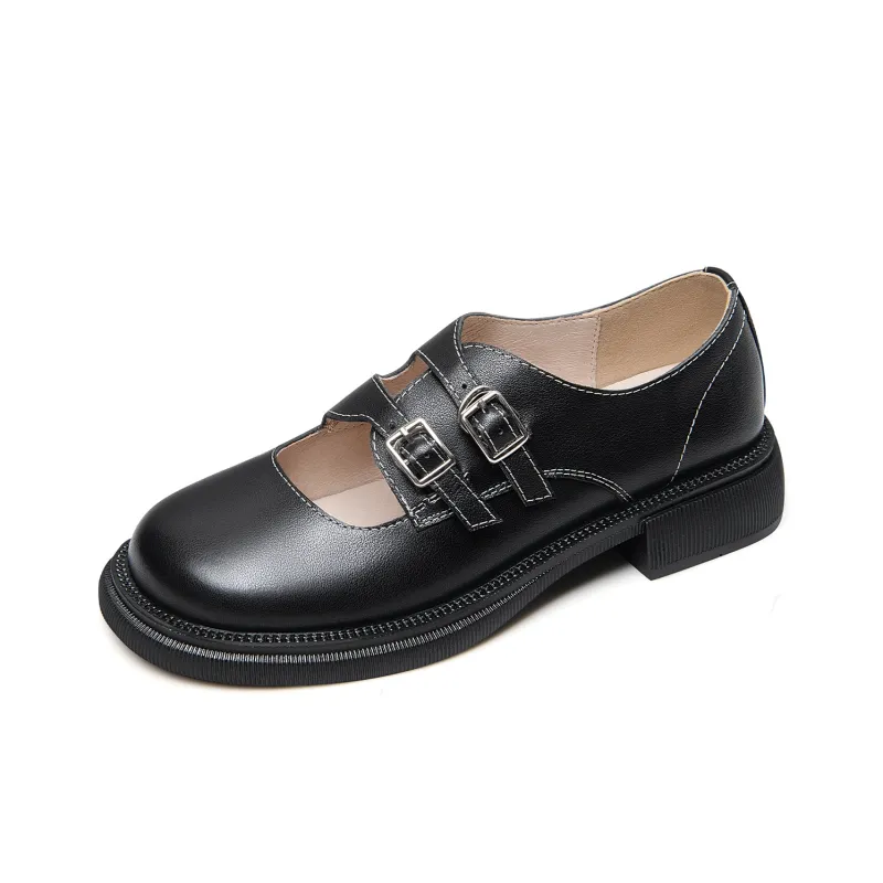 Lily Wei Loafers Women's Black/Red Brown-2