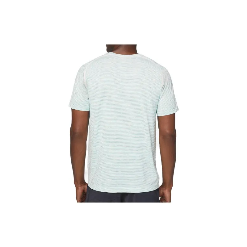 Lululemon Metal Vent Tech Raglan Sleeve T Shirt Women's White/Blue/Lime Gray-1