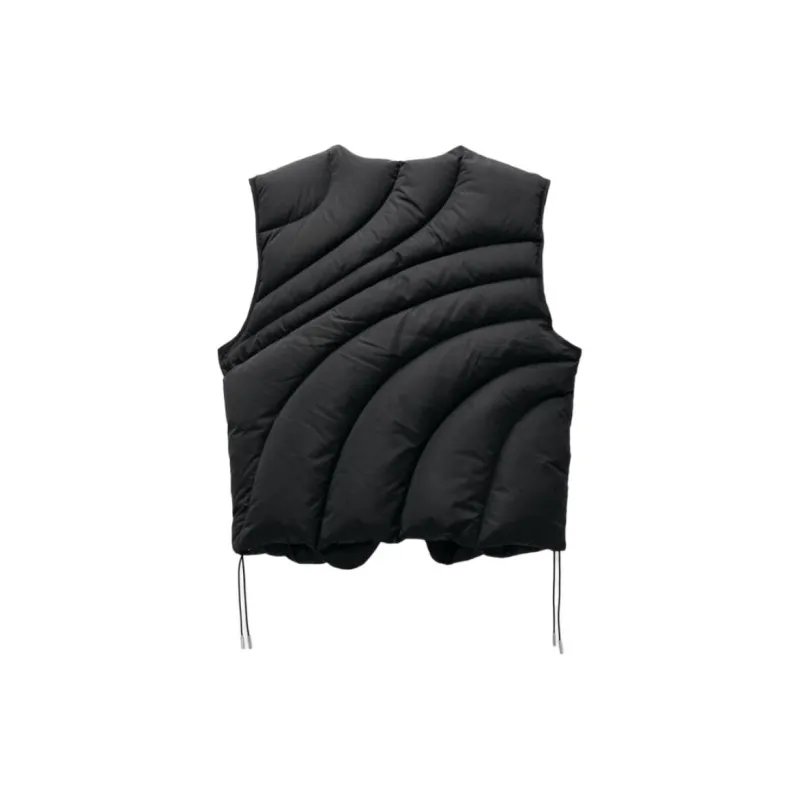 HELIOT EMIL Logo print Padded Gilet-1
