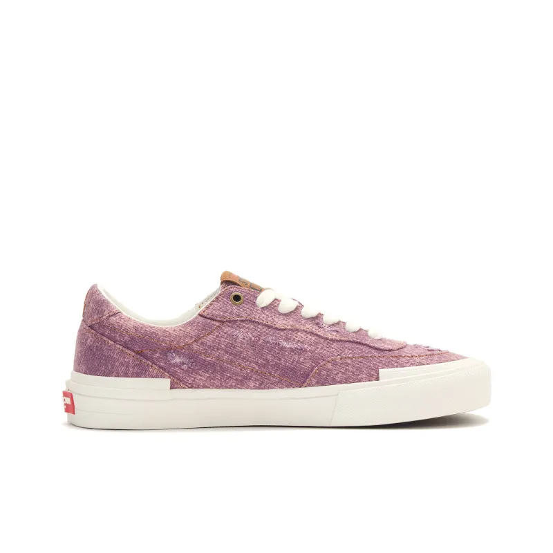 Vision Street Wear Flat Top Low Top Skateboard Shoes Unisex Purple-1