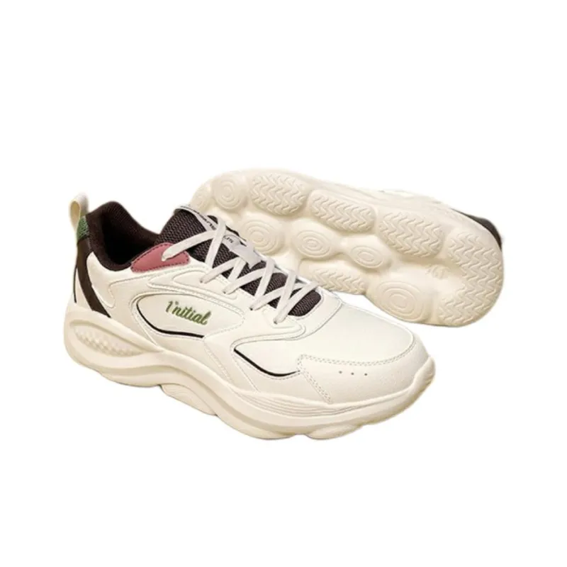 361° Anti-Slip Wear-Resistant Low-Top Casual Shoes Men's Beige-2