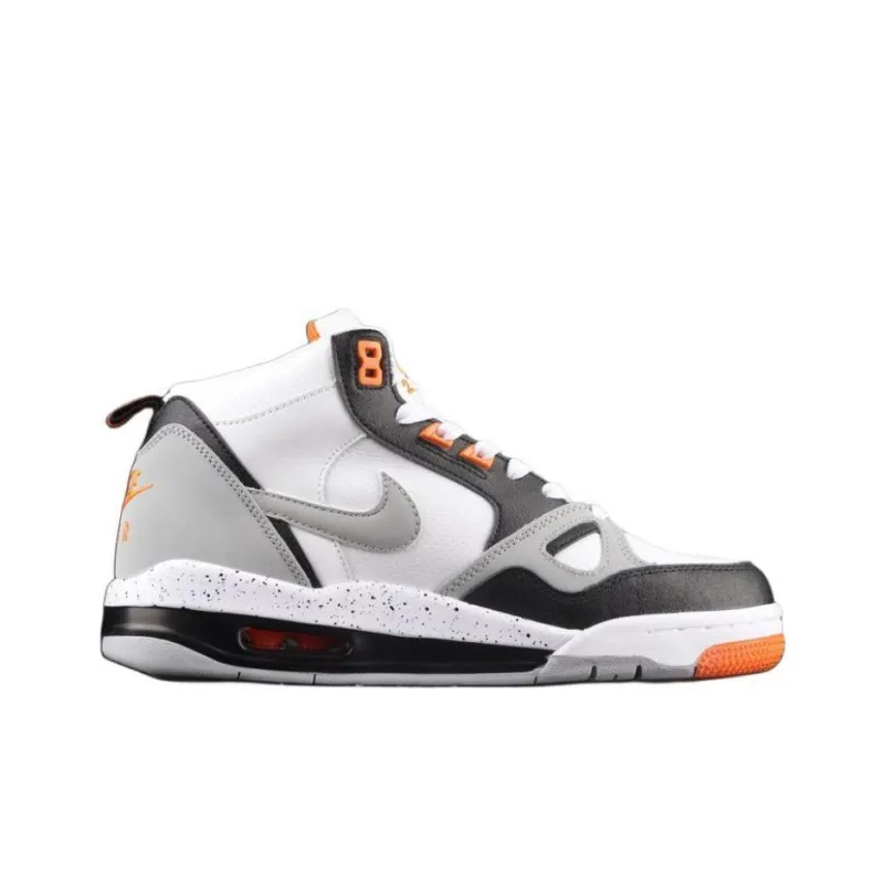 Nike Flight 13 Slip Resistant Cushioning High Top Skateboard Shoes Men's White-1