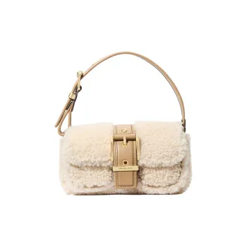 MICHAEL KORS Shearling Handbag Extra Small Women's Natural