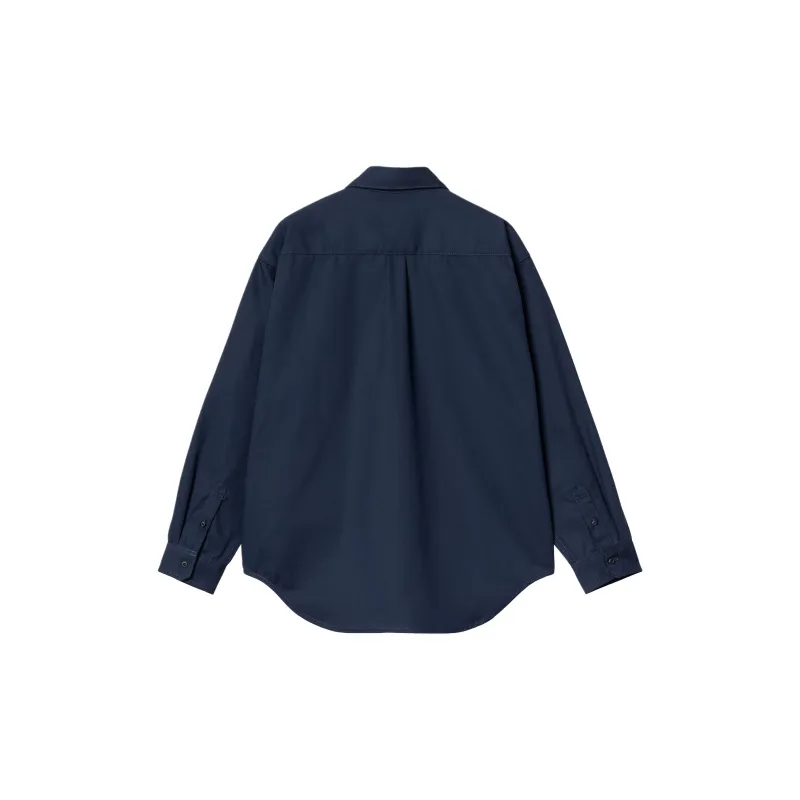 Carhartt WIP FW24 L/S Module Script Shirt Shirt Unisex Blue-1
