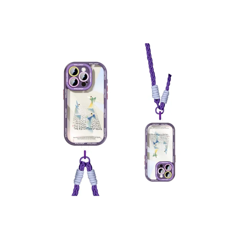 Sen Dog Acrylic Material Transparent Backpack Style Phone Cases Applicable To IPhone15Promax/Pro/Plus/14/13/12-26