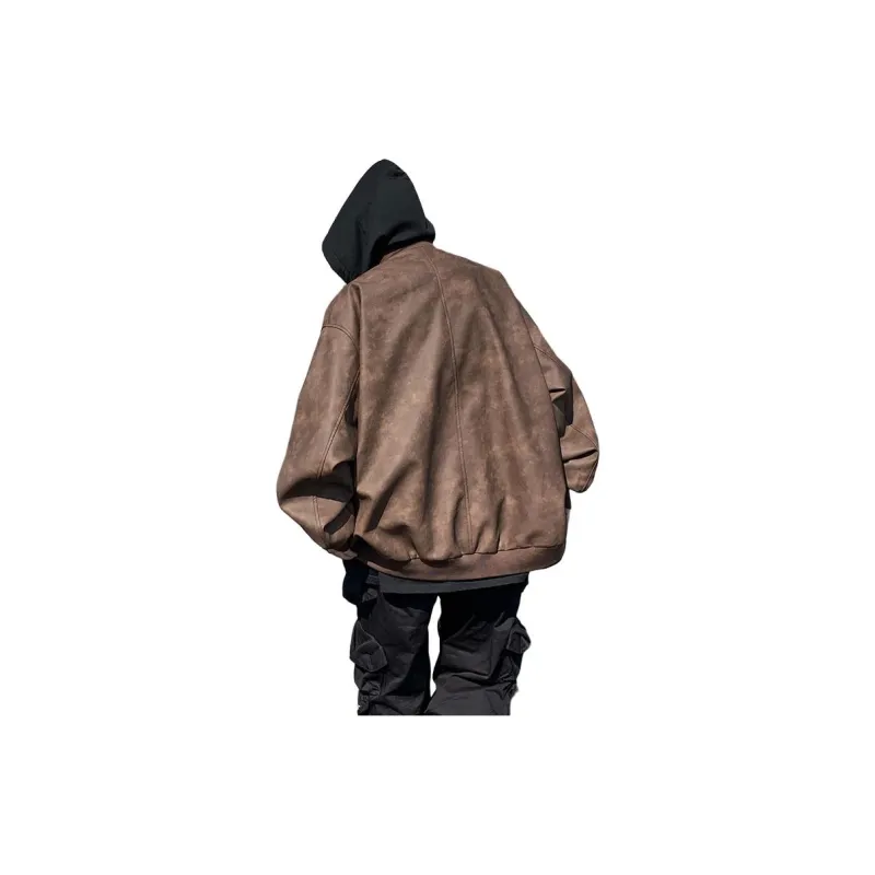 FOR FEAR THAT Leather Jacket Unisex-1