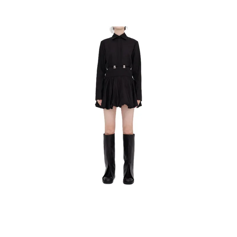 CALVINLUO Knee high Boots Women's Black-2