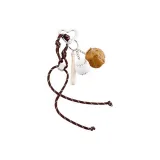 Brown Rope-Baseball Pendant