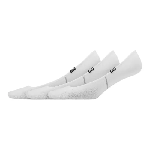 New Balance No-Show Socks Unisex 3 Pack White