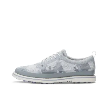 GFORE Camo Knit Tuxedo Gallivanter Anti Slip Wear Resistant Low Top Golf Shoes Men's Gray