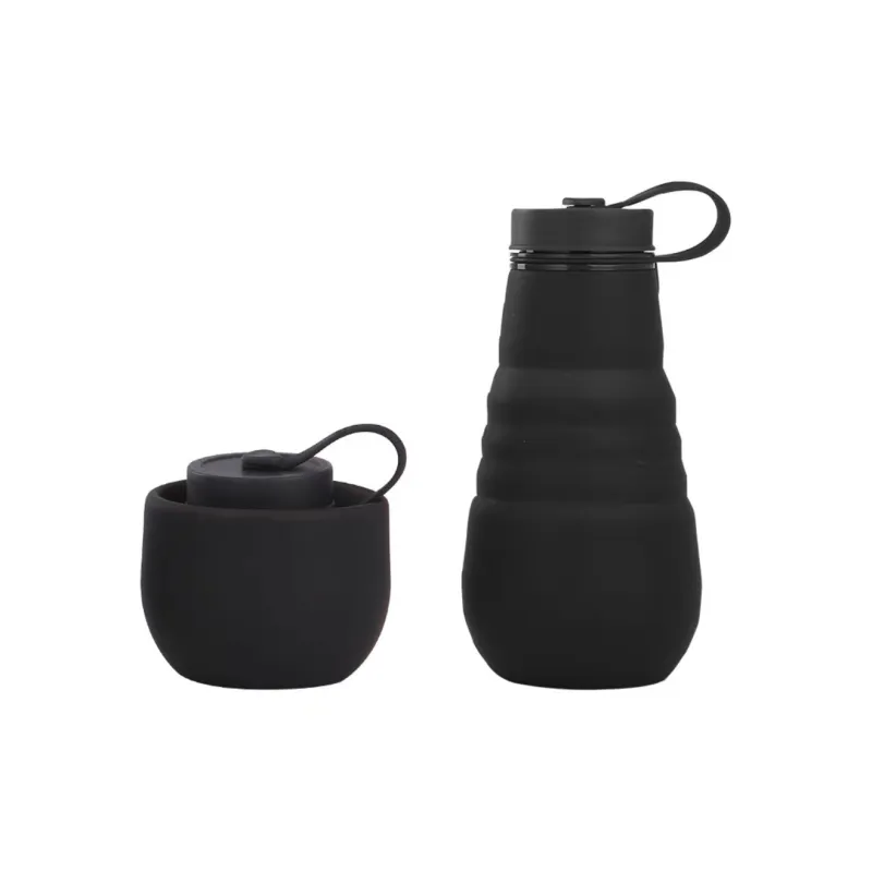TANLU Outdoor Water Equipment Outdoor Water Bottle 500ml Camping And Barbecue Silicone-3