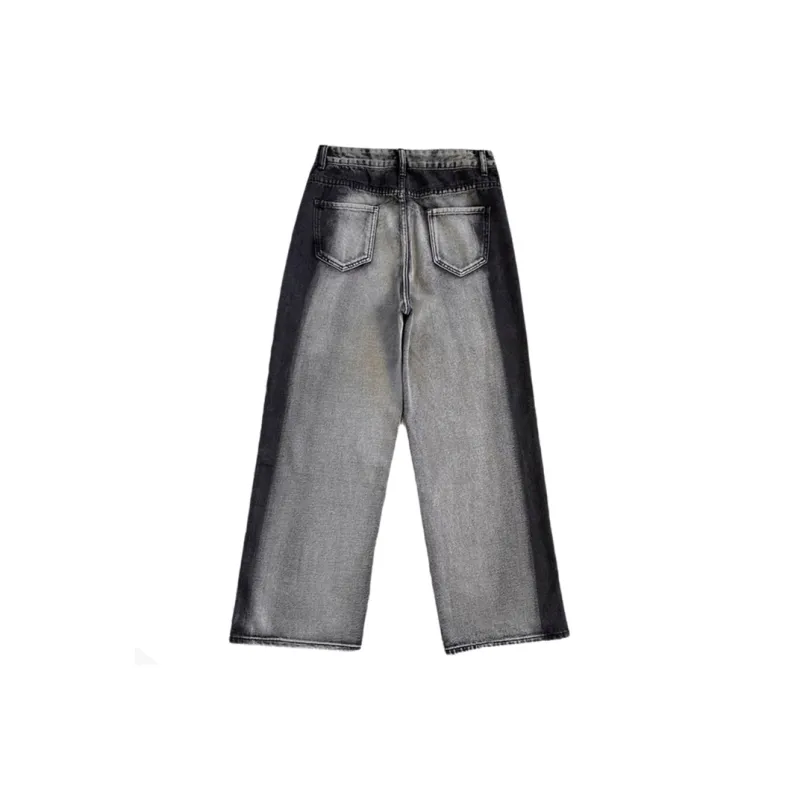 PANDA BASE Jeans Women's Black Gray-1