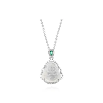 Jin Ruibang Colored Glaze Jade Necklaces Women's