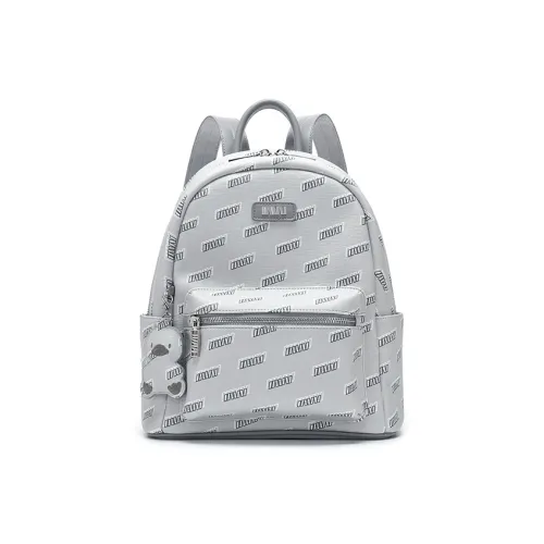 SEPTWOLVES PVC Polyvinyl Chloride Backpack Regular Women's Gray
