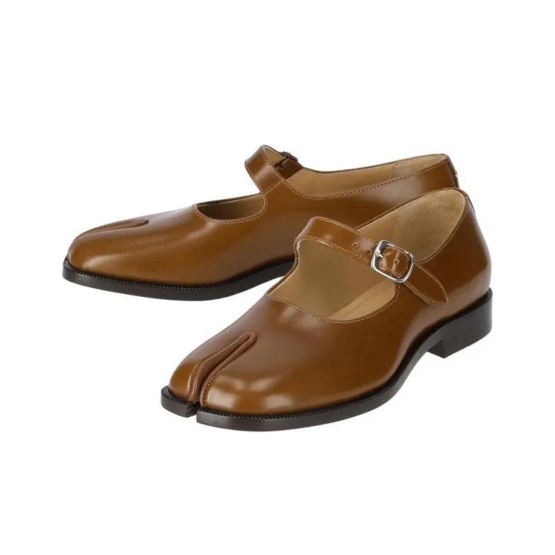 Maison Margiela Tabi Casual Single Shoes Women's Brown-2