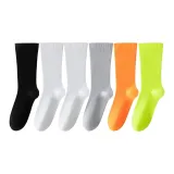 White 2+Black+Gray+Orange+Neon Green