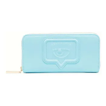 CHIARA FERRAGNI Polyester Wallet Women's Light Blue
