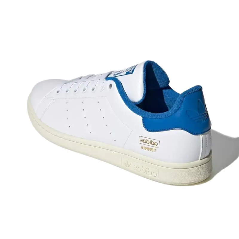 Adidas Originals STAN SMITH Anti Slip Wear Resistant Low Top Skateboard Shoes Men's White Blue-2