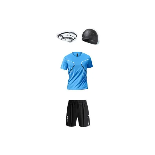 Yalu Preferred Swimming Sets Polyester+Elastane Bubble Hot Spring Beach Running Everyday Casual Men's
