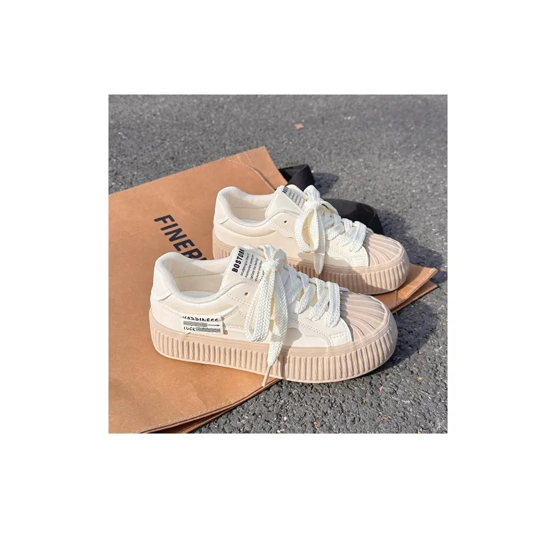 Miss Zhang Breathable Height Increasing Low Top Skateboard Shoes-20