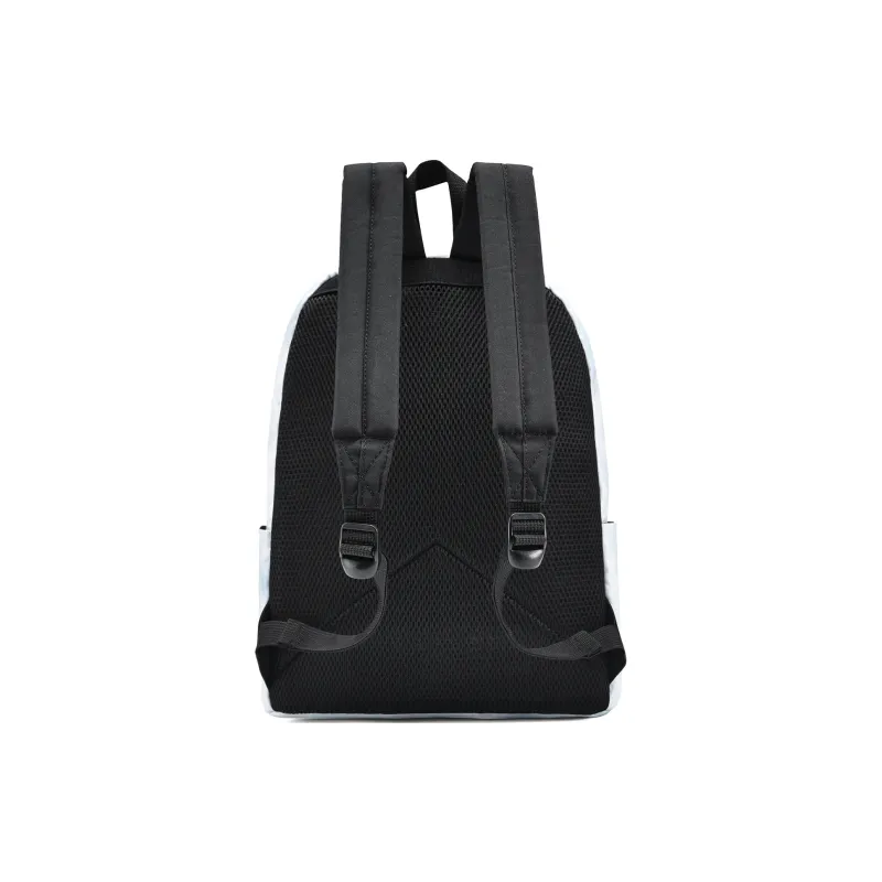 Soundbyte × ONRF Collaboration Polyester Students Backpack Laptop Bag Regular Unisex White-23