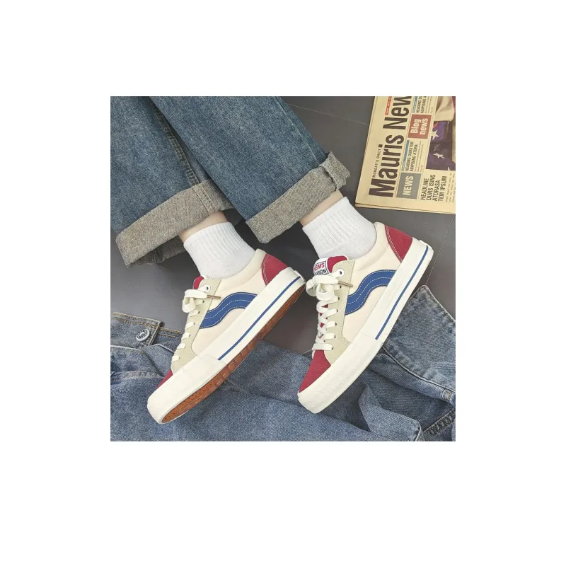 CHERRY&KALIKA Anti Slip Wear Resistant Low Top Canvas Shoes Unisex-2