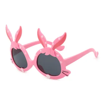 Pair Ponyo Irregular Shape Sunglasses Kids' Pink