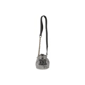 MaxMara Faux Fur Bucket Bags Crossbody Bag Shoulder Bag Women's Gray