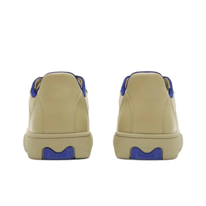 Burberry Low Top Skateboard Shoes Men's Umber-4