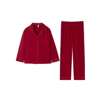 Dream Heart Pajama Set Women's Red