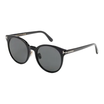 TOM FORD Acetate Oval Sunglasses Unisex Black