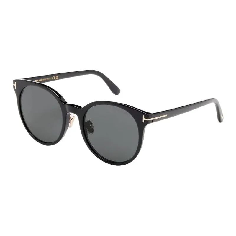 TOM FORD Acetate Oval Sunglasses Unisex Black-0