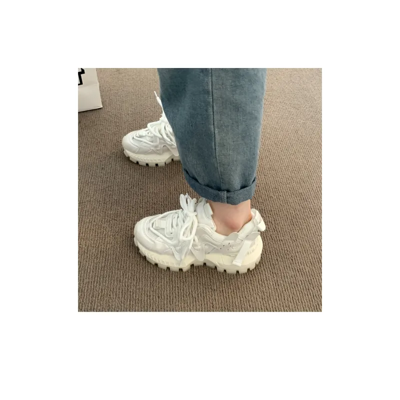 LXVB Slip-Resistant Breathable Low-Top Chunky Sneakers Women's-11