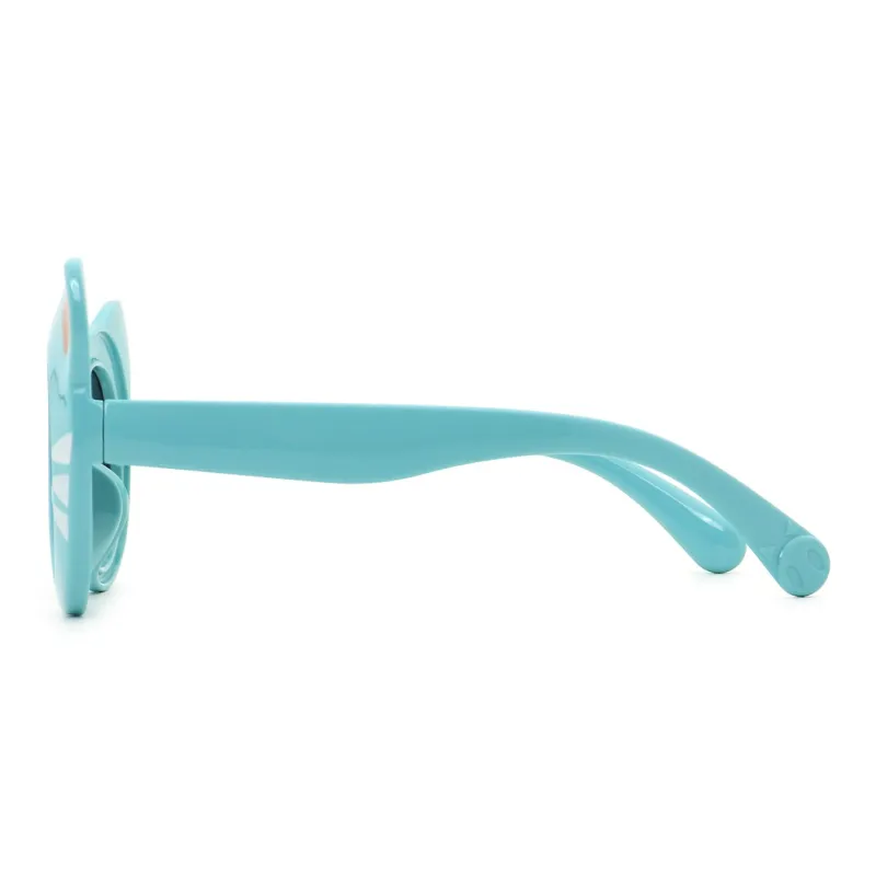 Pair Ponyo Round Sunglasses Kids' Blue-2