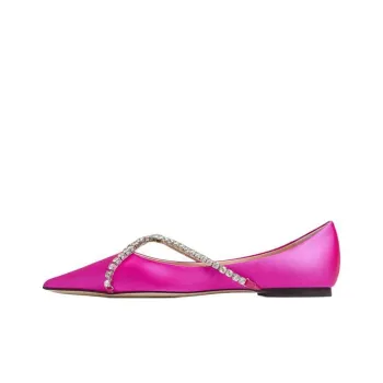 Jimmy Choo Genevi Casual Single Shoes Women's Peach Pink
