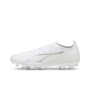 PUMA Ultra 5 AG Short Rubber Studs HG Short Rubber Studs Anti Slip Wear Resistant Soccer Shoes Men's White
