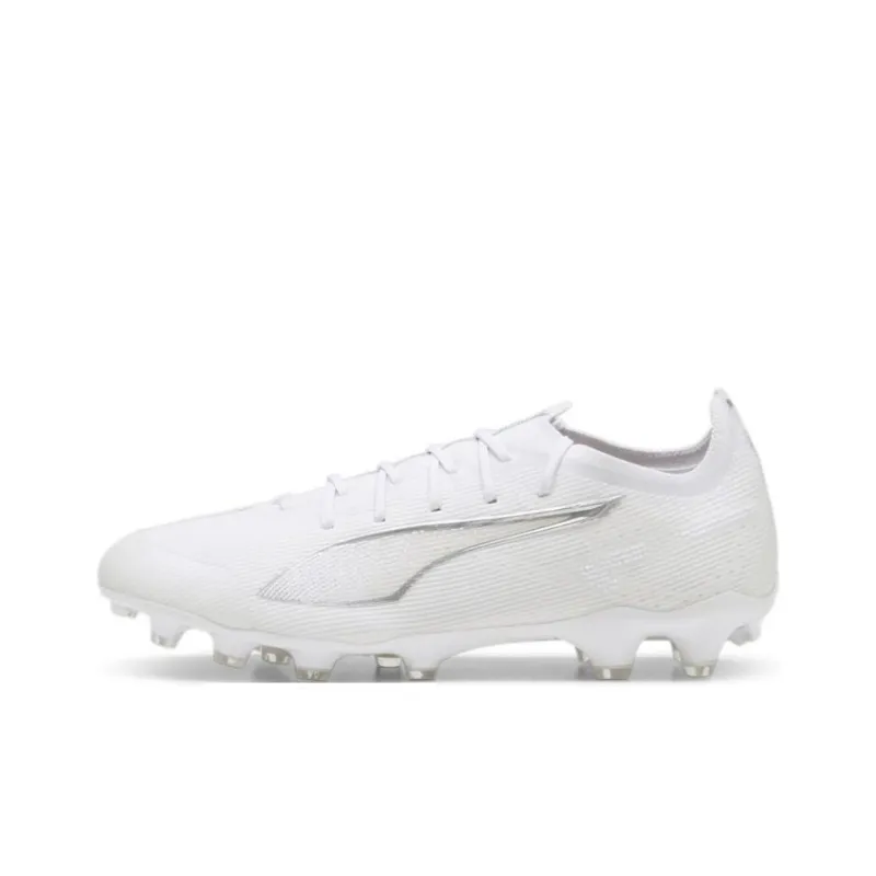 PUMA Ultra 5 AG Short Rubber Studs HG Short Rubber Studs Anti Slip Wear Resistant Soccer Shoes Men's White-0
