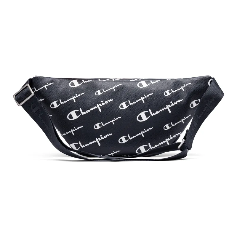Champion Synthetic Leather Patchwork Fabric Fanny Pack Small Size Unisex Multicolor-7