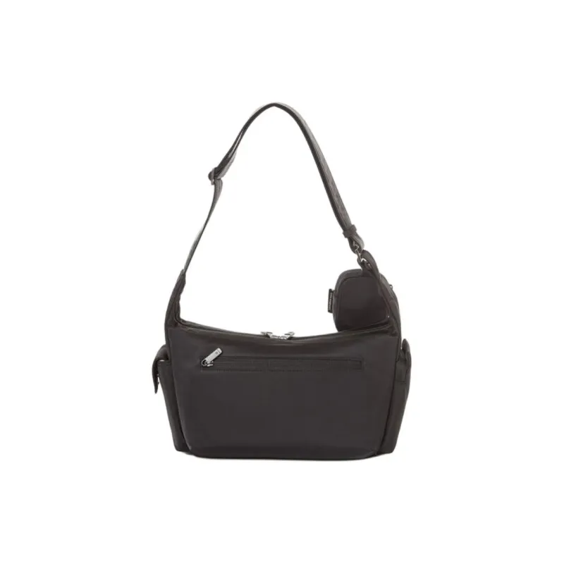 SAMSONITE Nylon Blend Polyester Crossbody Bag Shoulder Bag Women's Black-4