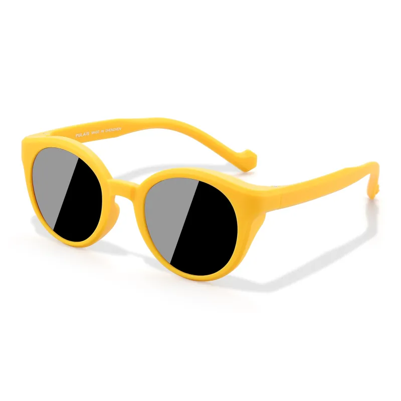 PULAIS TR/Memory Plastic Round Sunglasses Women's-16