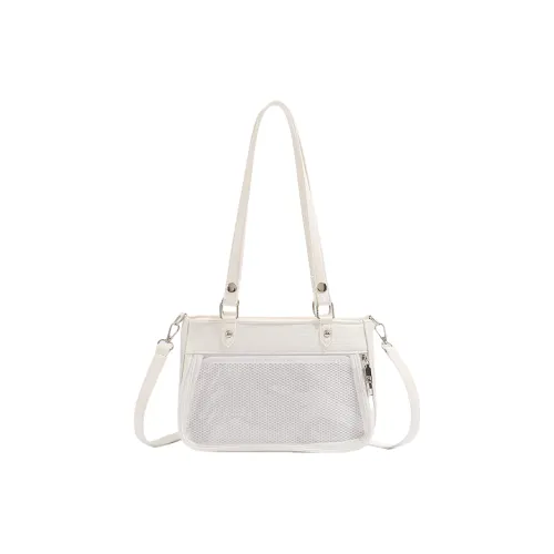 HACIN Artificial Leather Portable Crossbody Bag Shoulder Bag Regular Women's White