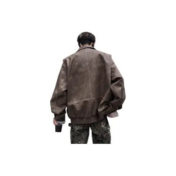 FOR FEAR THAT Leather Jacket Unisex