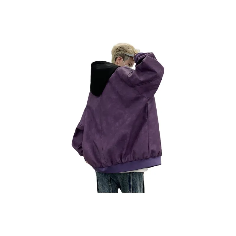 FOR FEAR THAT Leather Jacket Unisex-20